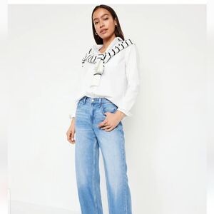 Old Navy Classic Crisp White Button Down Shirt